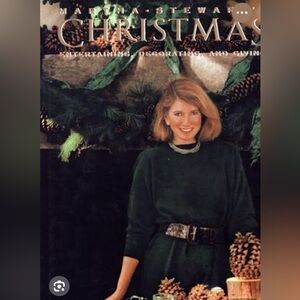 Martha Stewart vintage Christmas Holiday Hard Cover Book